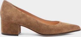 Gianvito Rossi Piper Suede Pumps