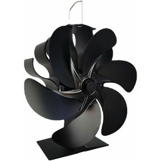 OEM Ventilador Termodin&aacute;mico De Bajo Consumo Para Chimeneas Y Accesorios De Estufa, Ventilador Ecol&oacute;gico, 6 Aspas