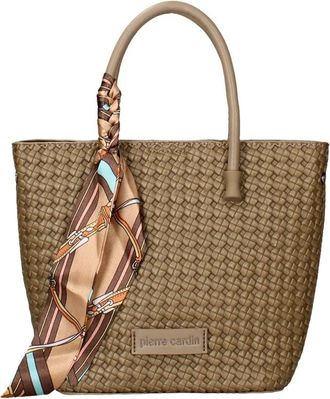 Pierre Cardin Ismara Nova Tote Bag - Dames - Shoppers - Bruin - ONE Size - Leer - Tassen