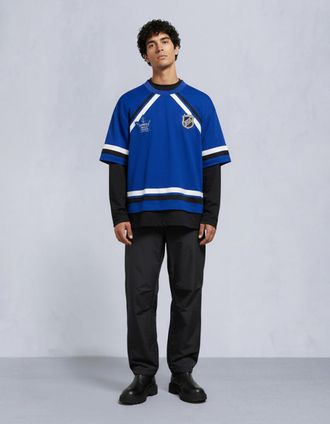 Moose Knuckles Mens Nhl X Moose Knuckles Maple Leafs Tee