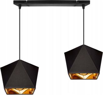 OEM L&aacute;mpara Colgante De Techo Led Con Centro Dorado De Diamante