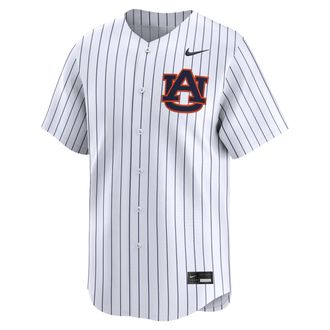 Nike Auburn Wordmark Nike Mens College Limited Baseball Jersey in White | UNBB0ICGAUN-0YS