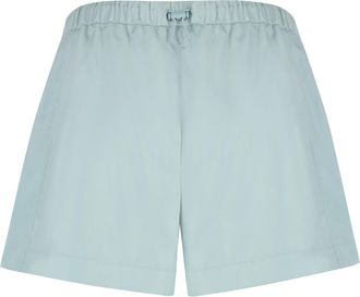 Fendi Womens Techno Fabric Shorts Light Blue Polyester