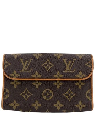 Louis Vuitton Brown Cotton Florentine (Authentic Pre-Loved)