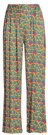 8 by YOOX MULTICOLOR SATIN PANTS