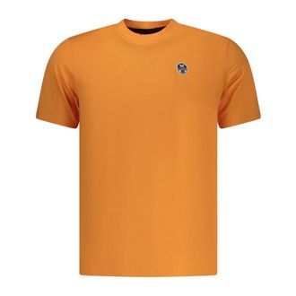 North Sails T-Shirts, male, Orange, Size: 3XL Short-Sleeve T-Shirt