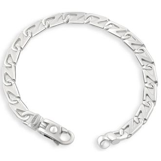 Pompeii3 Mens link 14k Gold (26gram) or Platinum (42gram) 7mm Bracelet 8.5