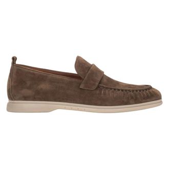 Estro & Luminara Loafers, male, Brown, Size: 12 US Classic Loafers