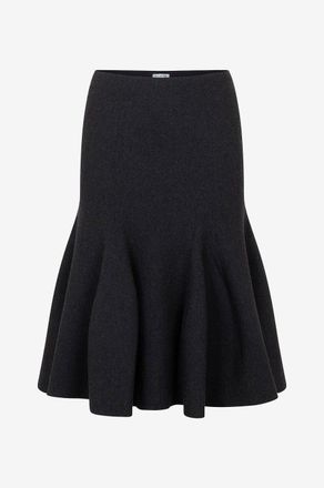 Alaia Strick-Midirock mit Godetfalten