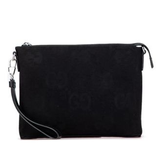 Gucci Pre-owned Clutches, female, Black, Size: ONE SIZE Pre-owned Leather Clutch