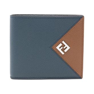 Fendi Heren, Accessoires, Blauw, Maat: ONE Size Leer