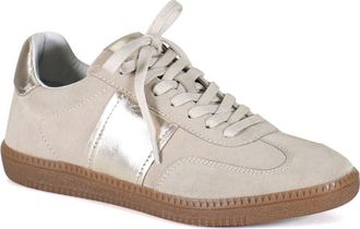 Diba THIS TLE Lace Up Suede Sneaker in Shell/platino at Nordstrom, Size 7.5