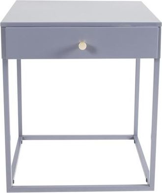 VE DESIGN Design Beistell- und Nachttisch Bakal 50 x 43 cm, Grau