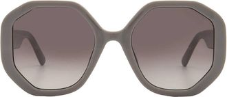 Marc Jacobs Brown Gradient Geometric Ladies Sunglasses MARC 659/S 0KB7/HA 53
