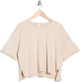 90 Degree by Reflex Supersoft Day One Boxy High-Low T-Shirt in Mist Sand at Nordstrom Rack, Size X-Large