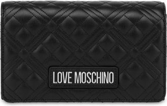 Love Moschino Borsa a tracolla trapuntata con logo - Nero