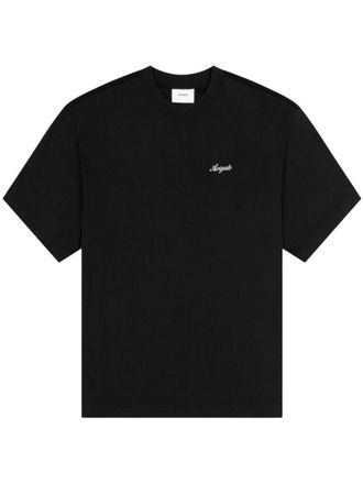 Axel Arigato Black Solid Crew Neck T-Shirt