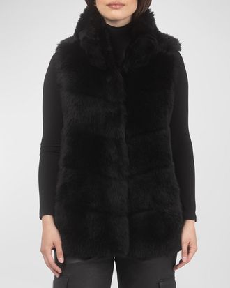 Gorski Reversible Merinillo Lamb Shearling Vest