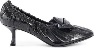 Acne Studios Shiny Nappa Leather Ballet Pumps