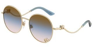 Dolce & Gabbana DG2324 488/U6 Womens Sunglasses Gold Size 56