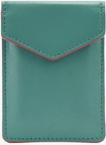 Tusk Siam Mini Card Case in French Blue /Geranium at Nordstrom