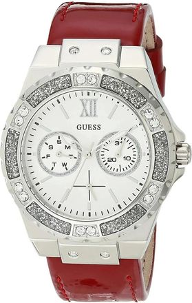 Guess Limelight W0775L11 Multifunction Horloge - Dames - Accessoires - Rood - Maat: ONE Size