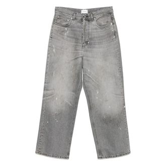 Haikure Paint-splatter Straight-leg Jeans