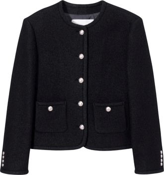 Dunst Blazer Cl&aacute;sico de Tweed - Jackets - Mujer - Negro - S