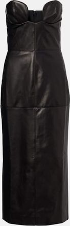 Nensi Dojaka Abito midi in pelle