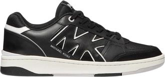 Michael Kors Zwarte Vetersneakers voor Mannen - Heren - Sneakers - Zwart - 42 1/2 EU - Leer - Schoenen