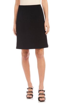 Karen Kane Bias Cut A-Line Skirt in Black at Nordstrom, Size Medium