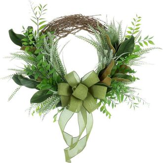 Creative Displays Inc. Handmade Fall Centerpiece With Hydrangeas & Fig Leaves