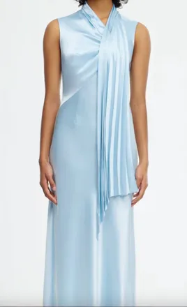 Acler Jeffries Dress In Light Cornflower