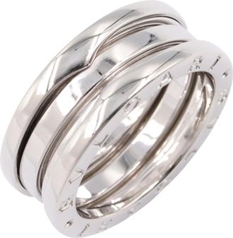 Bulgari White Gold White Gold (18K) Band Ring (Pre-Owned)