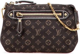 Louis Vuitton Mini Pochette Accessoires con monogramma Mini Lin 2011 - Marrone