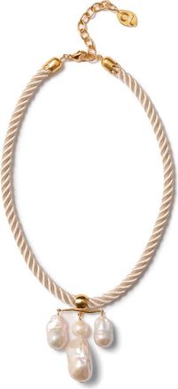 Chan Luu Freshwater Pearl Pendant Necklace in White Pearl at Nordstrom