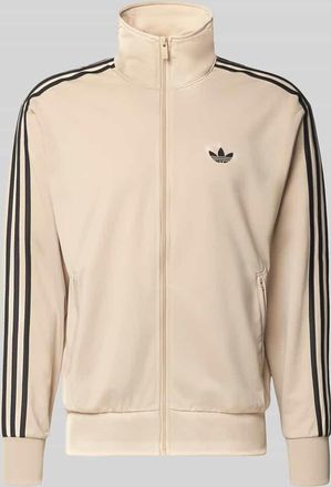 adidas Originals Regular Fit Sweatjacke mit Rei&szlig;verschlusstaschen Modell FIREBIRD in Beige, Gr&ouml;&szlig;e XL