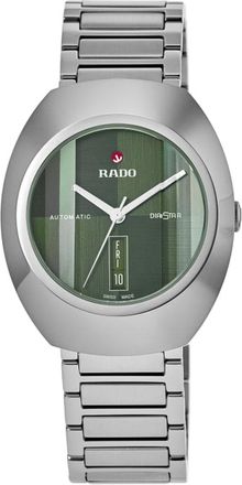 Rado DiaStar Original Automatic Green Dial Stainless Steel Mens Watch R12160303
