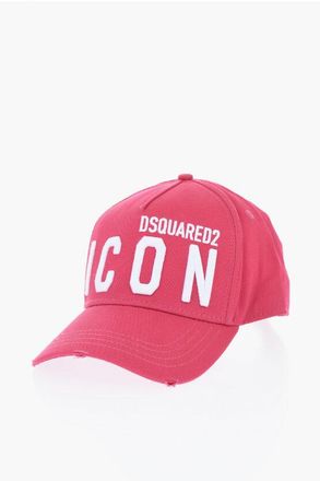 Dsquared2 ICON Vintage Effect Cap with Embossed Embroidery size Unica
