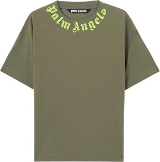 Palm Angels Logo-neckline T-shirt