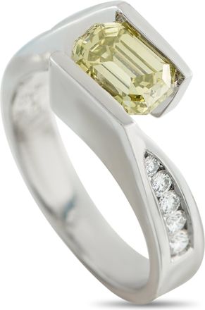 Luxury Bazaar Platinum 1.89ct Diamond Ring MF18-051826