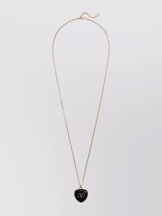 Valentino Garavani enamel pendant necklace