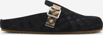 Burberry Suede Clogs