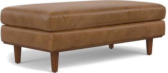 Simpli Home Morrison 49In Mid-Century Modern Table Ottoman