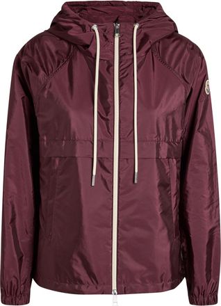 Moncler Coquelicot Hooded Shell Jacket - Dark Red - 4 (UK 16 / XL)