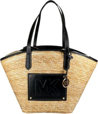 Michael Kors ivory Canvas Leather Handbag (Pre-Owned)