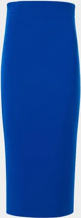 Akris Wool Crepe Midi Pencil Skirt