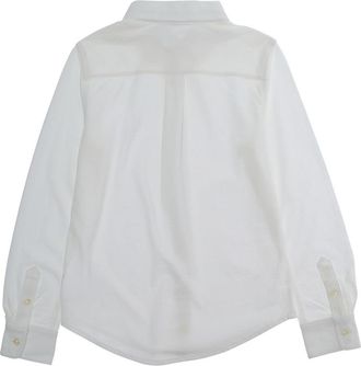 Polo Ralph Lauren Boys Kids Shirt Embroidered Pony White Cotton