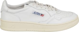 Autry White Medalist Low Leather Sneakers