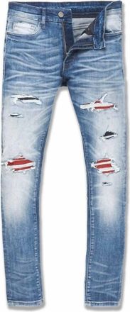 Jordan Craig Mens Ross Morningside Denim Jean In Aged Wash